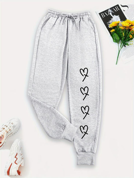 "Hearts" Sweat Trouser