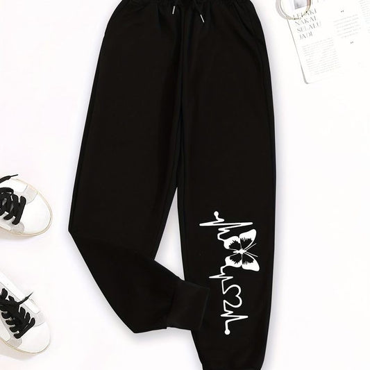 "Butterfly Heartbeat" Sweat Trouser